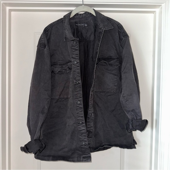 Abercrombie & Fitch Other - Abercrombie & Fitch Charcoal Shirt Jacket